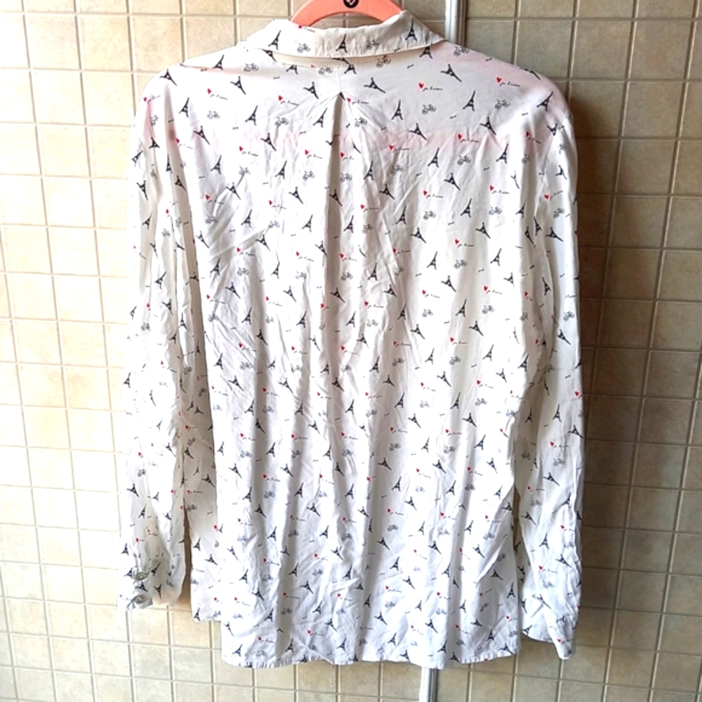 Just Living Effile tower patterned shirt - Picture 2 of 4